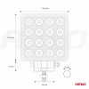 Pracovné LED svetlo 16x LED AWL05 EMC 108x108 48W FLAT 9-60V