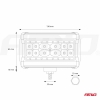 Pracovné LED svetlo AWL09 28 LED FLOOD 9-36V