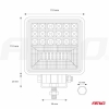 Pracovné LED svetlo AWL12 42 LED COMBO (2 funkcje) 9-36V