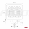 Pracovné LED svetlo AWL15 26LED COMBO 9-36V