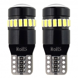 LED žiarovky CANBUS 18SMD 3014 + 1SMD 1SMD T10 W5W White 12V/24V