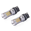 LED žiarovky CANBUS 3030 24SMD T20 7440 WY21W Oranžová 12V/24V