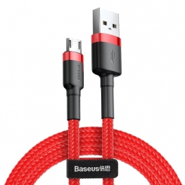 Kábel USB na micro USB Baseus Cafule 1,5A 2m červený