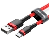 Kábel USB na USB-C Baseus Cafule 1,5A 1m červený