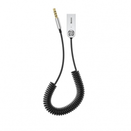 USB, AUX audio adaptér Bluetooth 5.0 BASEUS čierny