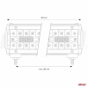 Pracovné LED svetlo AWL27 120LED COMBO 9-36V