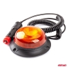 Výstražný maják W21m Magnet / 3 skrutky R65 R10 18LED 12/24V IP56