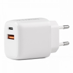 Sieťová nabíjačka PRO-09 USB+USB-C 20W Quick ...