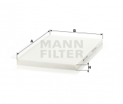 MANN FILTER Kabínový filter CU 3562