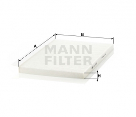 MANN FILTER Kabínový filter CU 3562