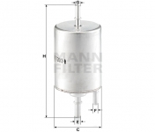 MANN FILTER Palivový filter WK 720/3