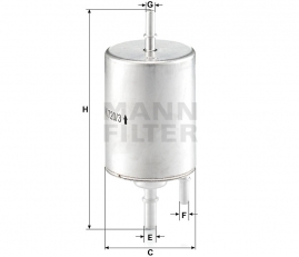 MANN FILTER Palivový filter WK 720/3