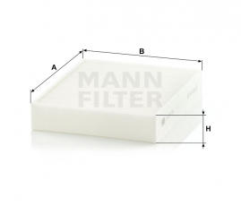 MANN FILTER Kabínový filter CU 25 001