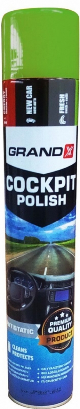 GrandX Cockpit Polish Green Apple 750ml