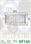 Olejový filter HIFLOFILTRO HF144