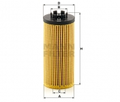 MANN FILTER Olejový filter HU 6012 z KIT