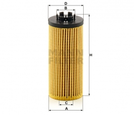 MANN FILTER Olejový filter HU 6012 z KIT