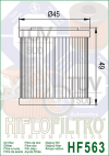 Olejový filter HIFLOFILTRO HF563