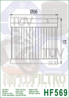 Olejový filter HIFLOFILTRO HF569