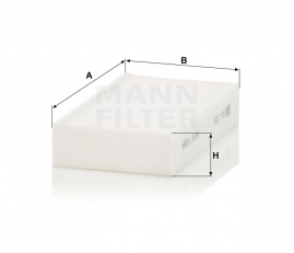 MANN FILTER Kabínový filter CU 1721-2