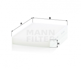 MANN FILTER Kabínový filter CU 2940