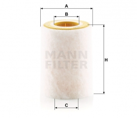 MANN FILTER Vzduchový filter C 1036/2