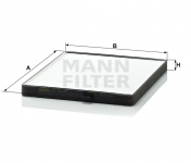 MANN FILTER Kabínový filter CU 2330