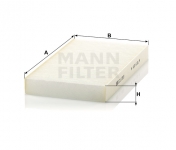 MANN FILTER Kabínový filter CU 2951