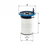 MANN FILTER Palivový filter PU 7005