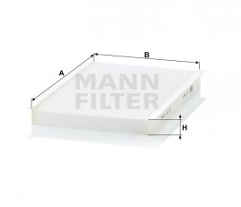 MANN FILTER Kabínový filter CU 2629