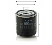 MANN FILTER Olejový filter W 714/3