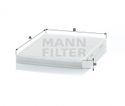 MANN FILTER Kabínový filter CU 2436