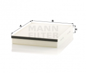 MANN FILTER Kabínový filter CU 25 007