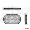 Mini svetelná lišta LED WLB78 magnet 293x171mm R65 R10 48LED 12/24V IP56