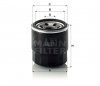 MANN FILTER Olejový filter W 7023