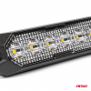 Výstražné osvetlenie oranžové 6x3W LED R65 R10 12/24V IP6K9K AMIO-03930