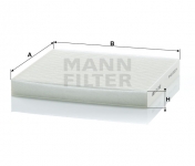 MANN FILTER Kabínový filter CU 2362