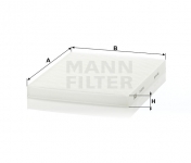 MANN FILTER Kabínový filter CU 23 010