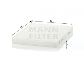 MANN FILTER Kabínový filter CU 23 010