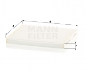 MANN FILTER Kabínový filter CU 24 004