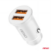 Nabíjačka do auta 2x USB-A 2.1A 12/24V AMiO-03872