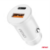 Nabíjačka do auta USB-A + USB-C 20W 12/24V AMiO-03877