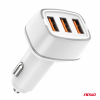 Nabíjačka do auta 2x USB-A + USB-C 32W 12/24V AMiO-03890