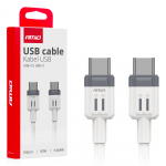 Kábel 'USB-C na USB-C 60W 100cm FullLINK AMIO-03908