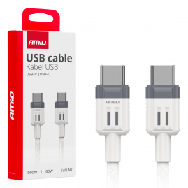 Kábel 'USB-C na USB-C 60W 100cm FullLINK AMIO-03908