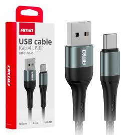 Kábel USB na USB-C 3A 100cm FullLINK AMIO-03911