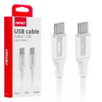 Kábel 'USB-C na USB-C 60W 100cm FullLINK AMIO-03920