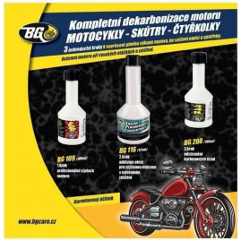 BG KIT 6900 Kit kompletnej dekarbonizácie 4-taktné motocykle