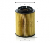 MANN FILTER Olejový filter HU 932/6 n