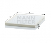 MANN FILTER Kabínový filter CU 2434